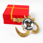 Multi-purpose Om Symbol Brass Oil Diya ideal for daily aarti and home temple