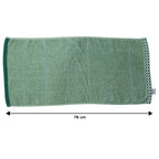 Close-up of soft cotton towel texture highlighting absorbency