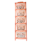Plastic storage organizer drawer with smooth glossy finish and durable build