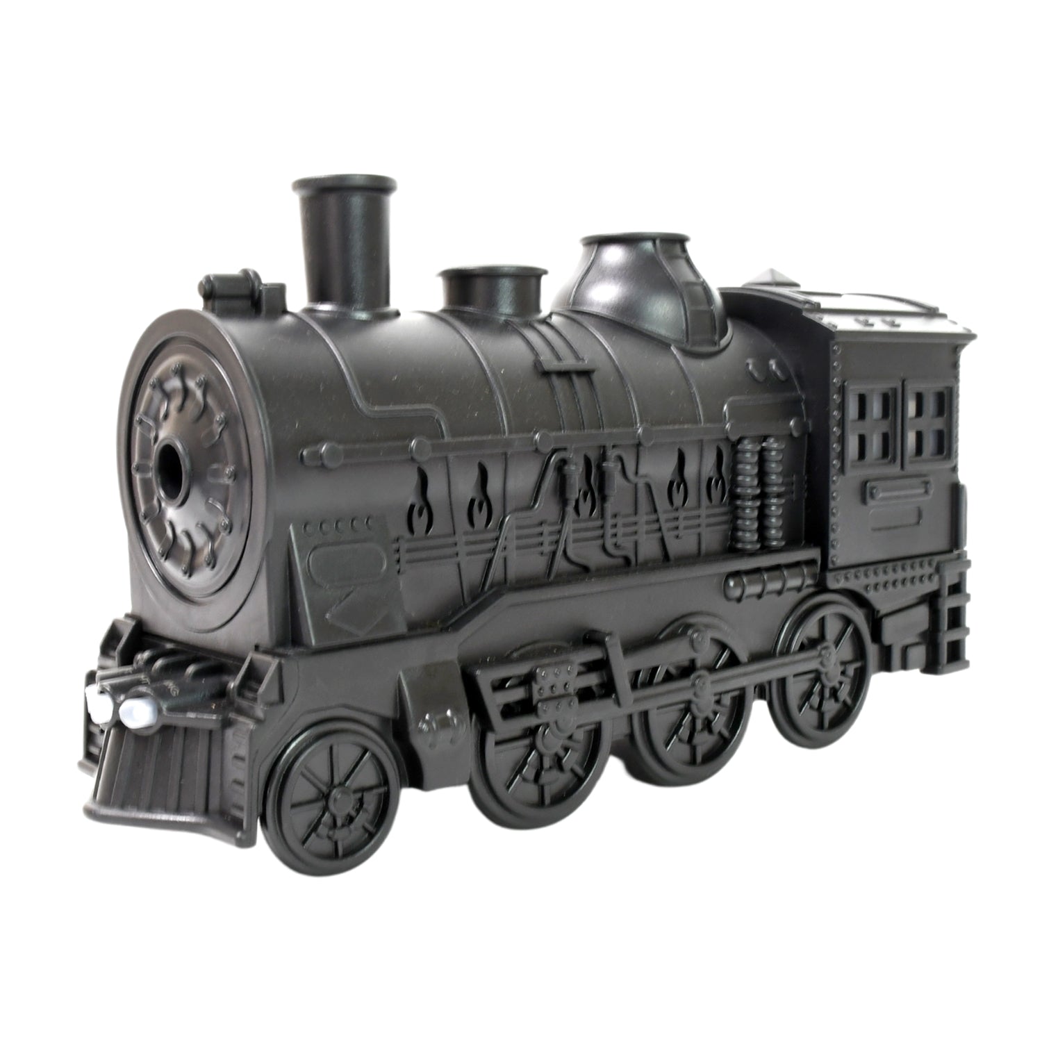 Misty Express humidifier shaped like retro train with night light