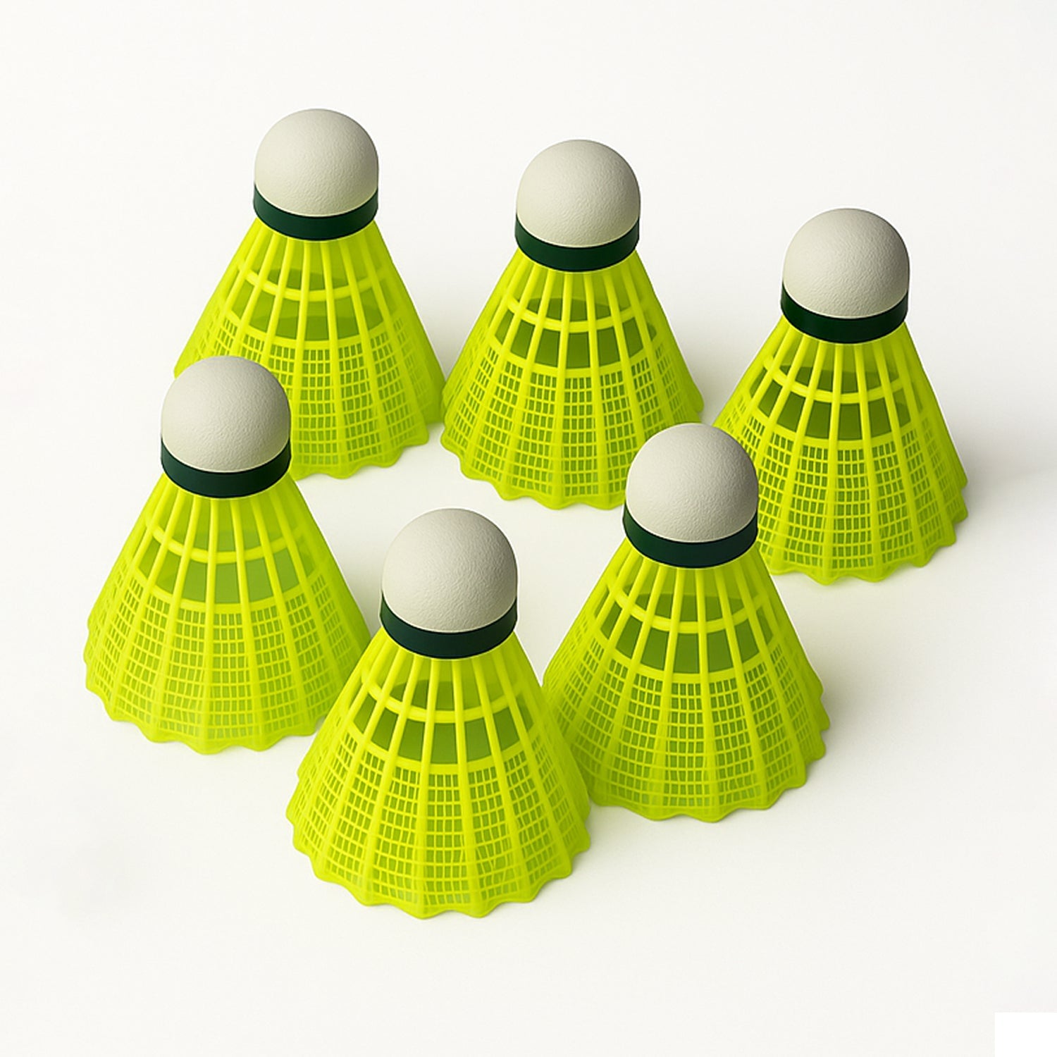 Dura Hit Plastic Shuttlecock with strong plastic base and cotton thread binding
