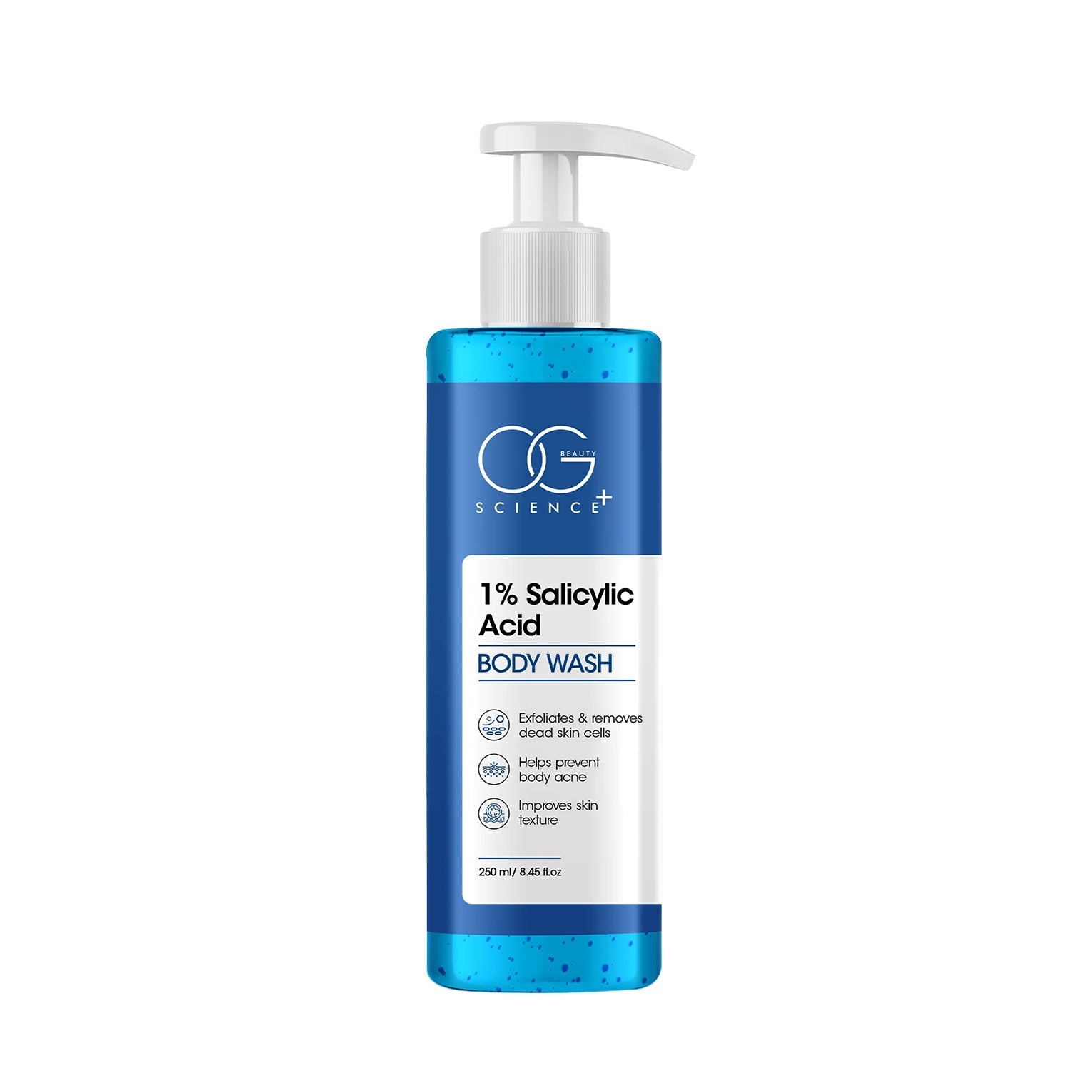 Salicylic power anti-acne body wash for deep pore cleansing