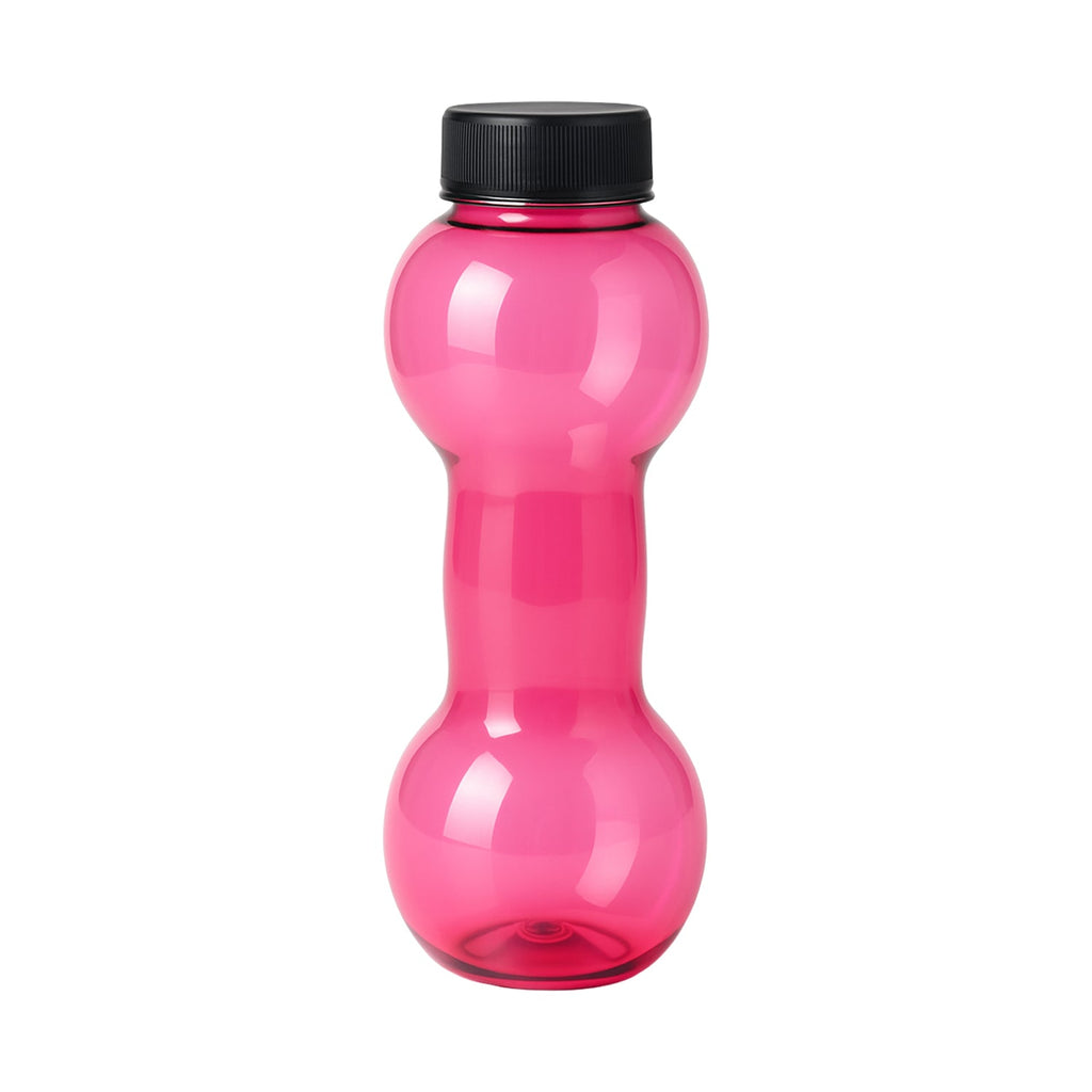 FitFuzion 550ml fitness bottle lying on a yoga mat, ready for use.