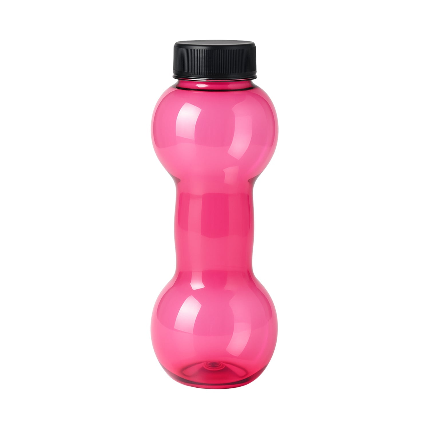 FitFuzion 550ml fitness bottle lying on a yoga mat, ready for use.