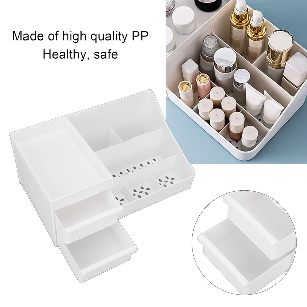 Compact and stylish cosmetic storage box for dressing table organization
