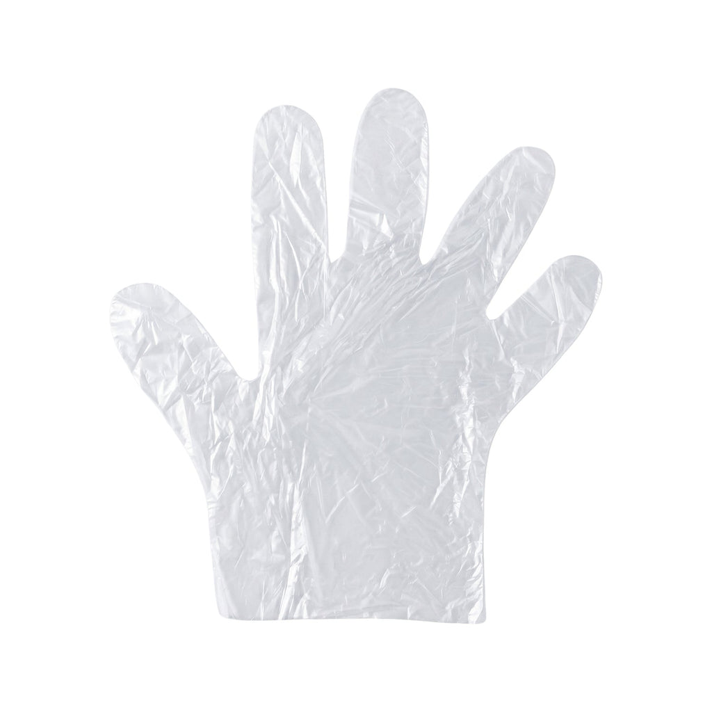 Single disposable glove shown for size and fit