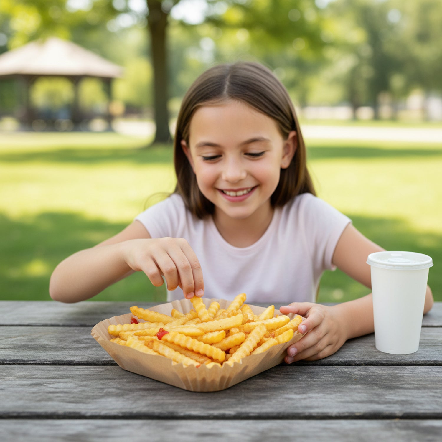 Disposable baking paper tray liners for air fryers