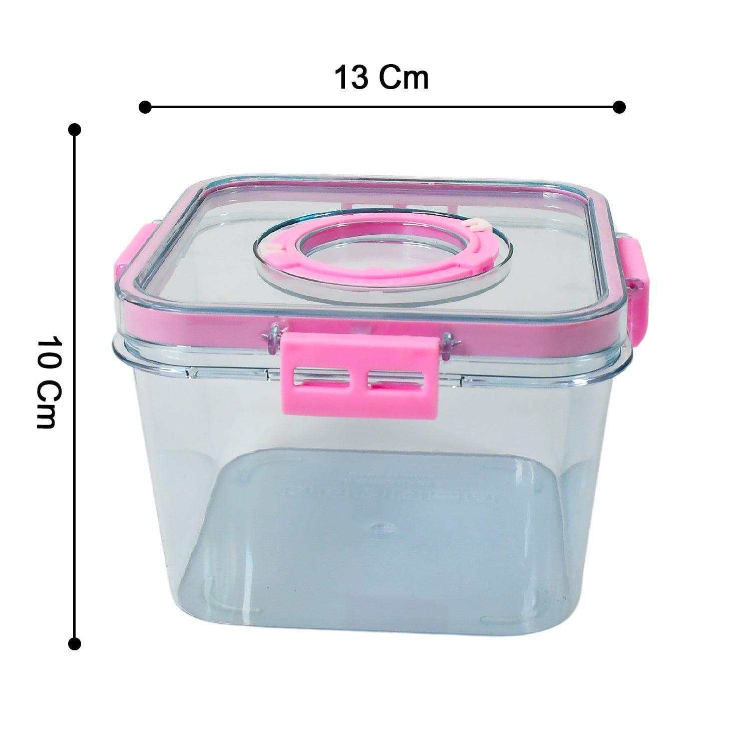 Multiple 1400ML plastic food containers stacked for organized kitchen storage.