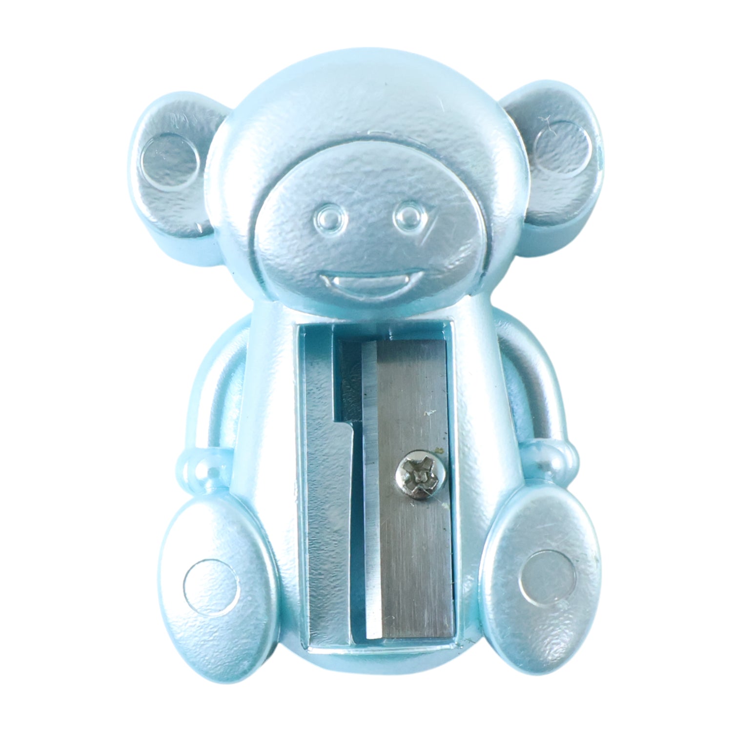 Compact monkey design pencil sharpener for standard pencils
