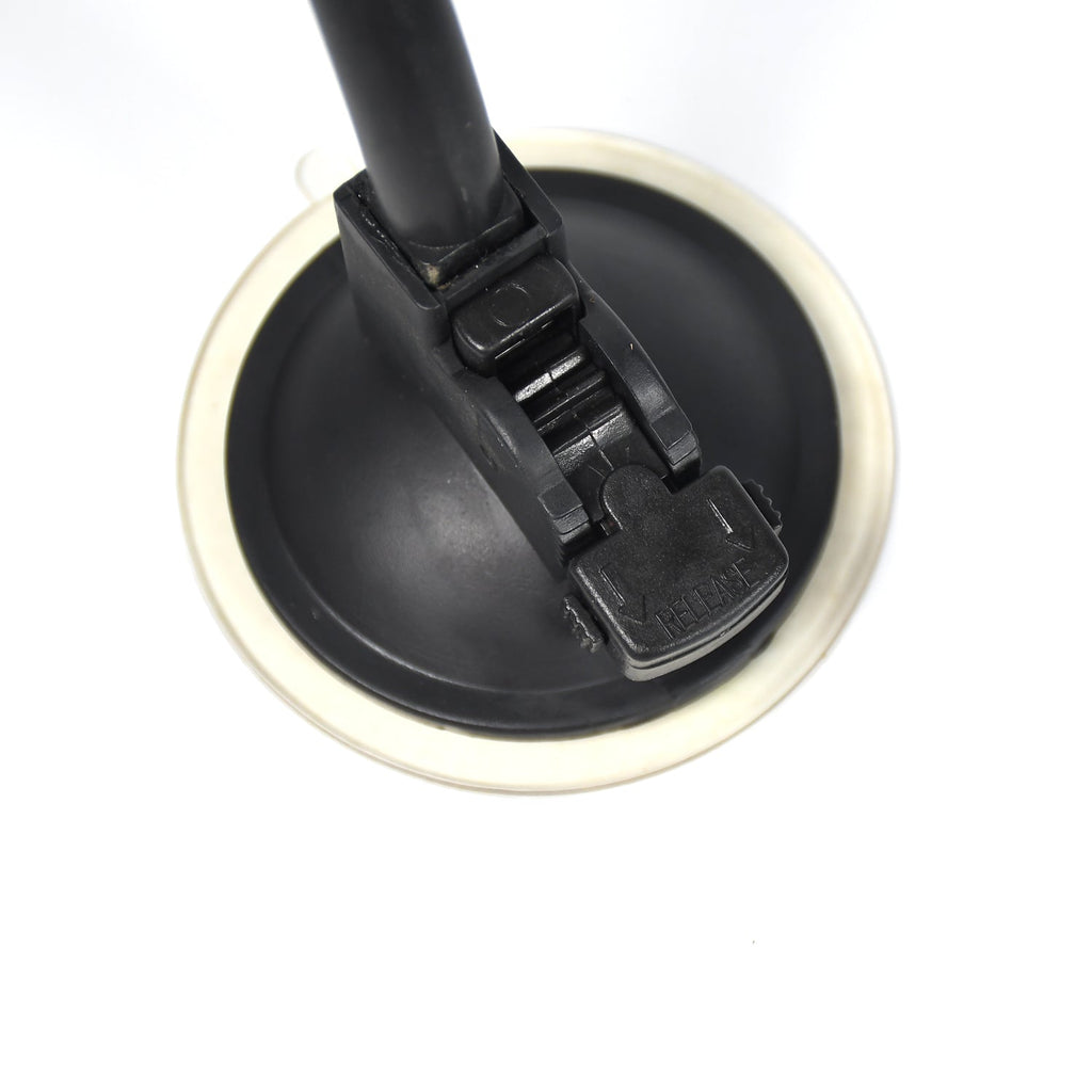Smartphone held securely by the anti-scratch padded grips of the car holder.