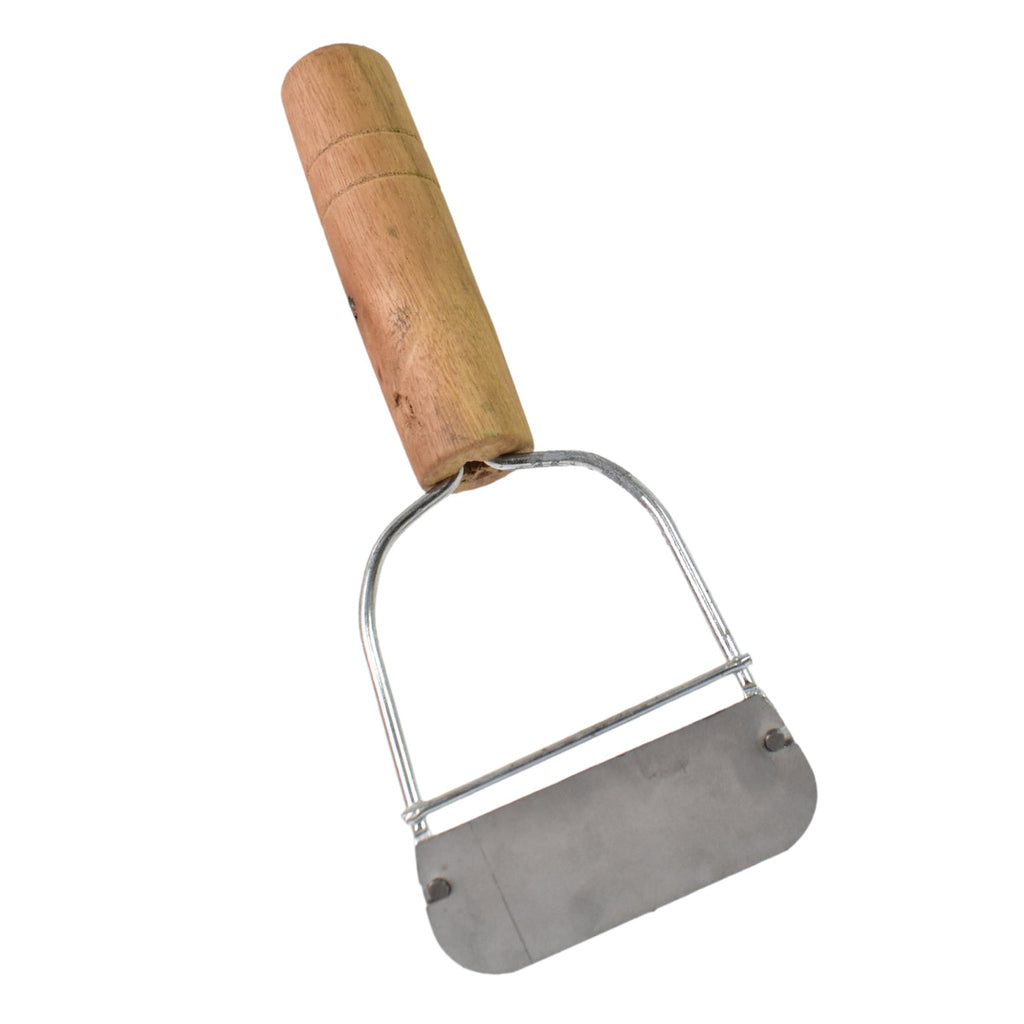 Wooden craft style vegetable slicer for kitchen use