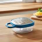 Multipurpose grater with lid and container