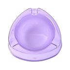 Unbreakable transparent purple plastic ashtray with stylish design