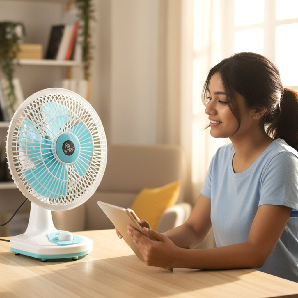 Feature display of high airflow and adjustable settings