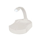 Purple illumination from the motion sensor LED Toilet Bowl Light, adding fun to the bathroom.