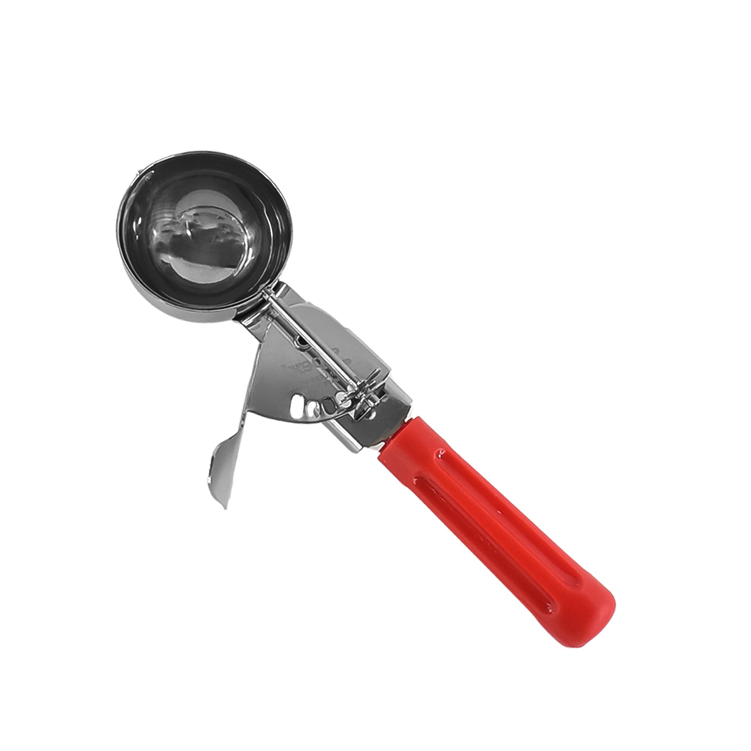 Comfort grip ergonomic handle on Apex ice cream scoop