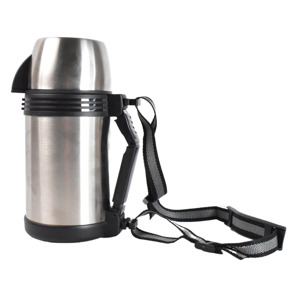 Food-grade stainless steel vacuum flask bottle with silicone seal cap