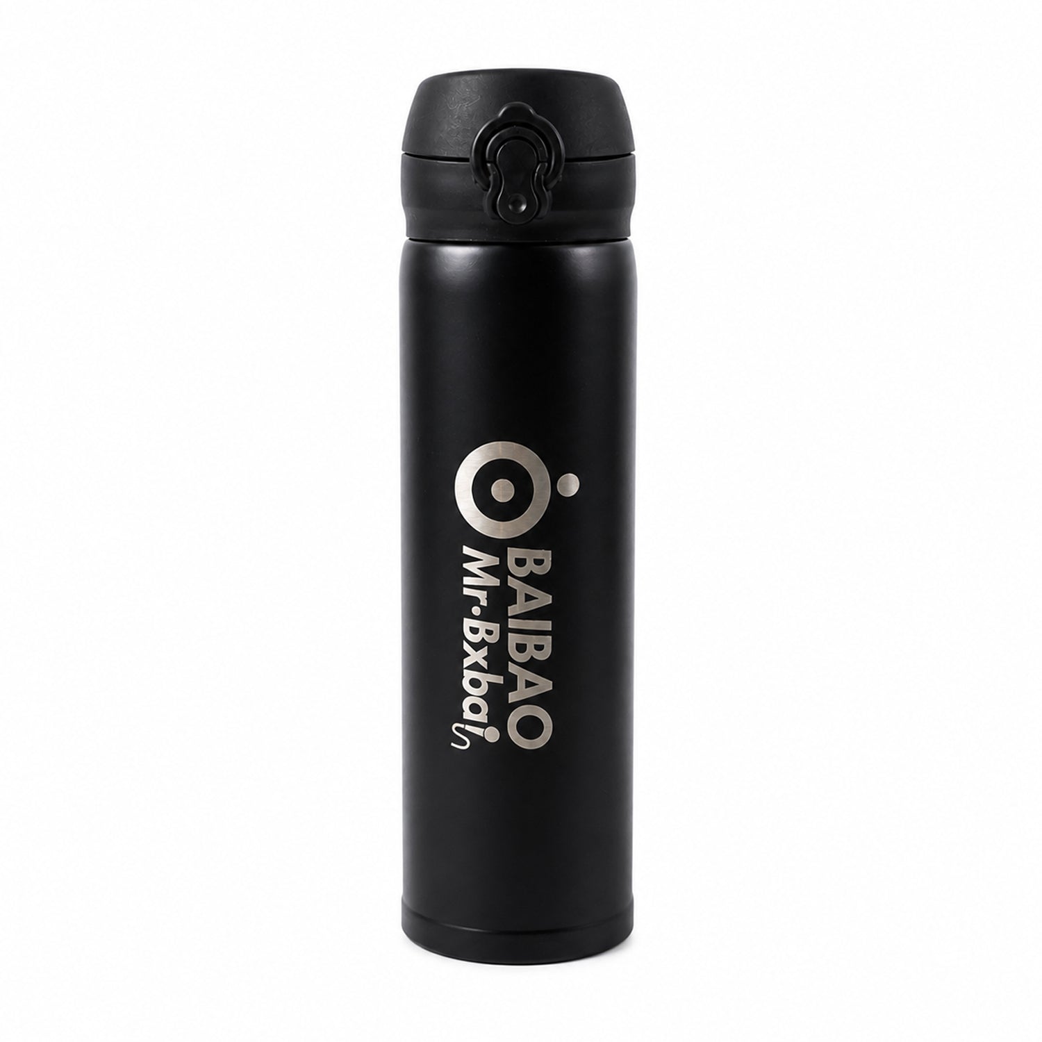Stylish stainless steel flask for travel and outdoor use