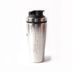 Steel protein mixer bottle for gym and sports activities