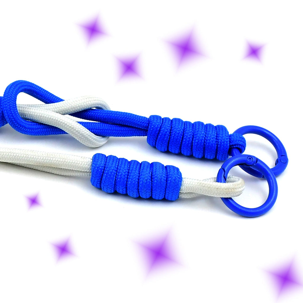 Smartphone securely attached to the Mobiléon Universal Phone Lanyard, ready for use.