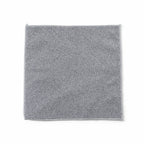 Folded microfiber cloth emphasizing durability and reusability