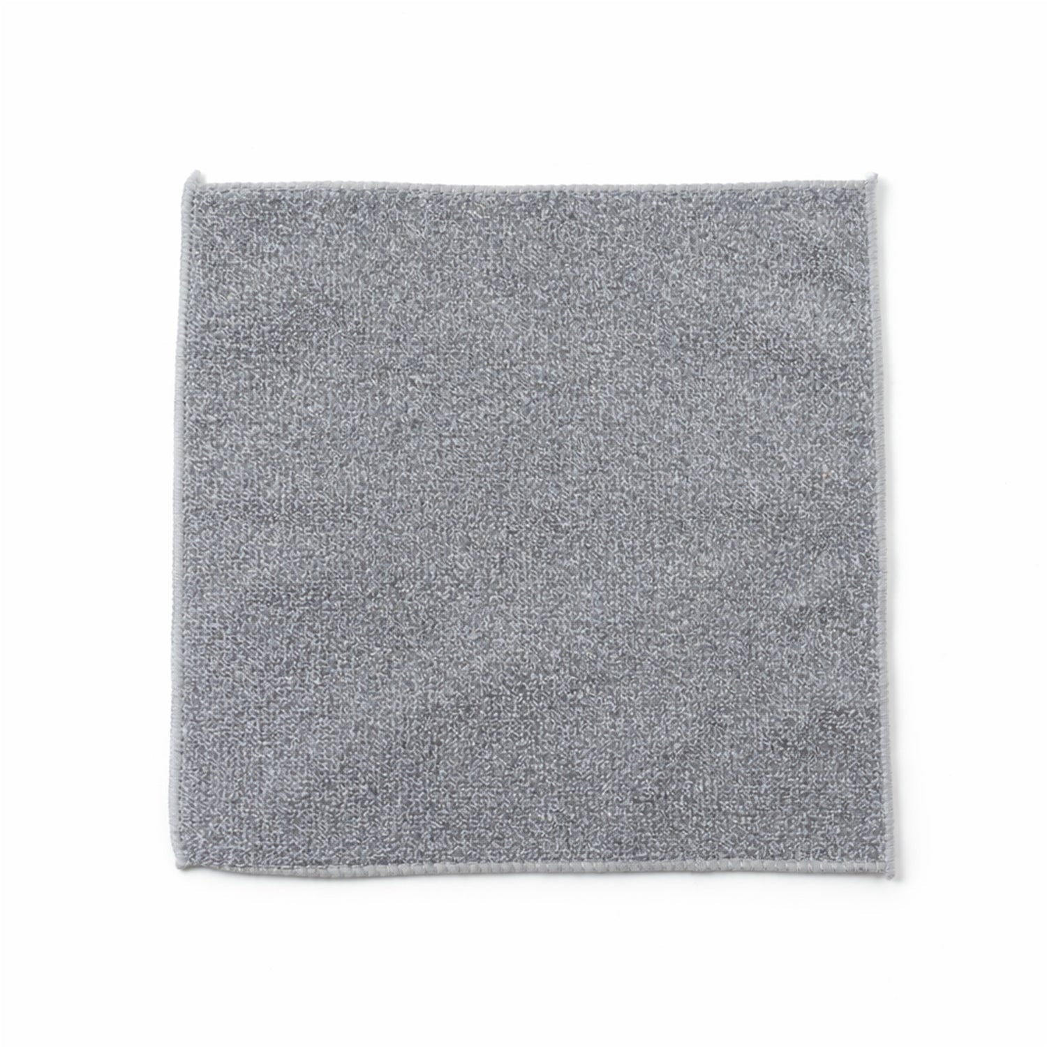 Folded microfiber cloth emphasizing durability and reusability