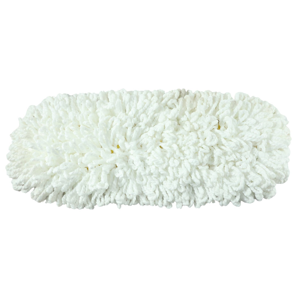 Packaging of the Velvet Wipe dust mop refill showcasing size specifications.