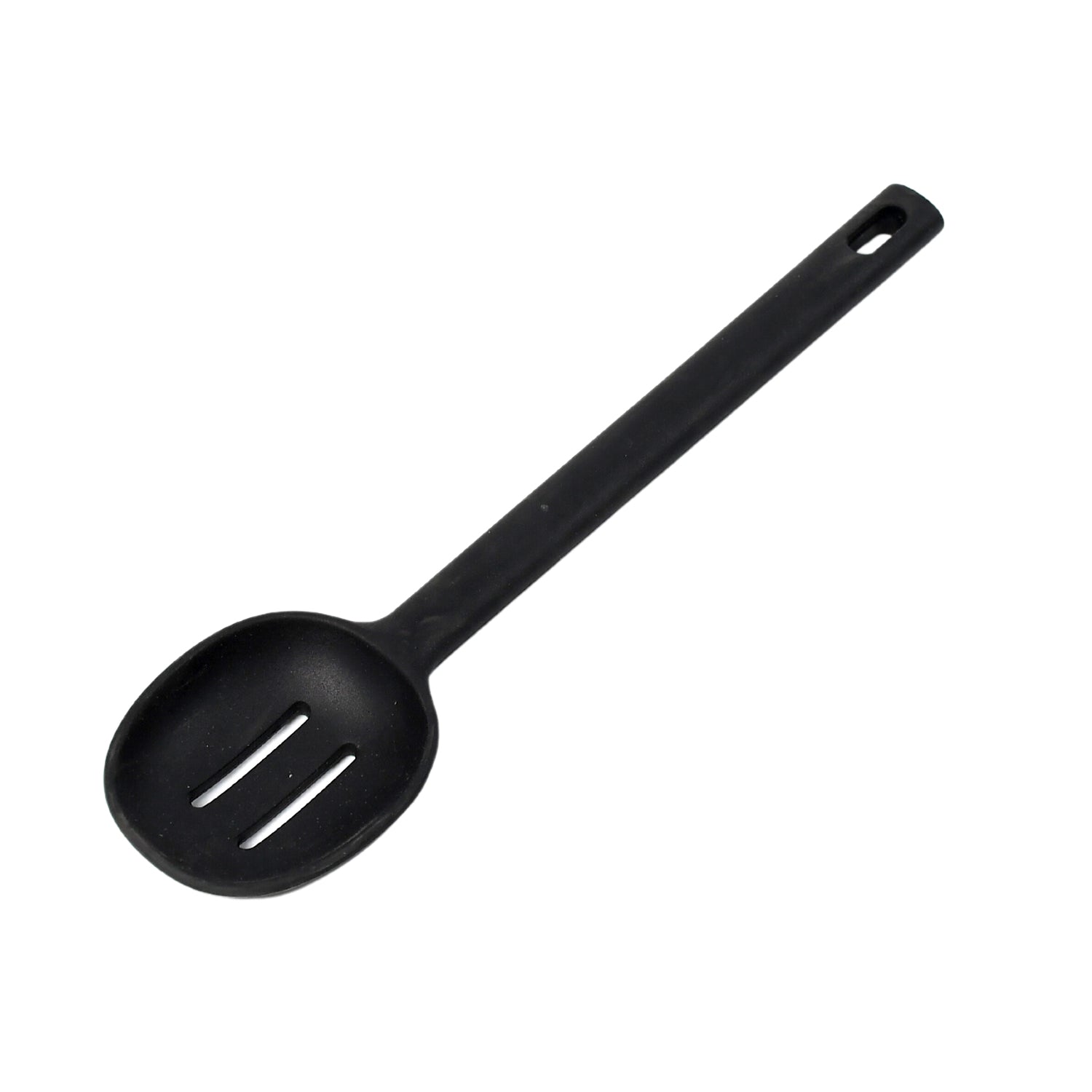 Food-grade silicone utensil designed for easy cleaning.