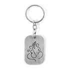 Stylish Ganesh Metal Keychain, a perfect accessory for spiritual key organization.