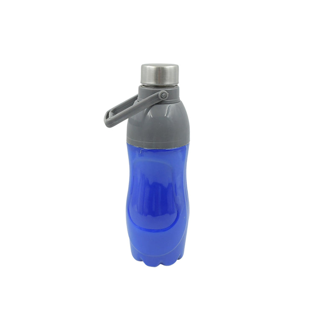 Close-up of the handle and wide mouth on the Own Hydrate reusable water bottle.