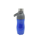 Close-up of the handle and wide mouth on the Own Hydrate reusable water bottle.