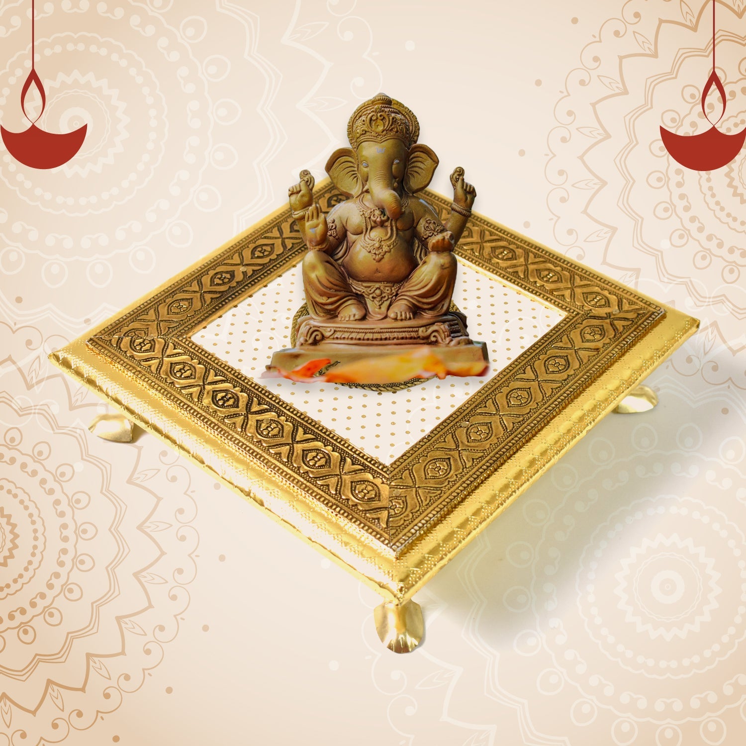 Another perspective of the traditional Golden Patla, showcasing its sturdy build.