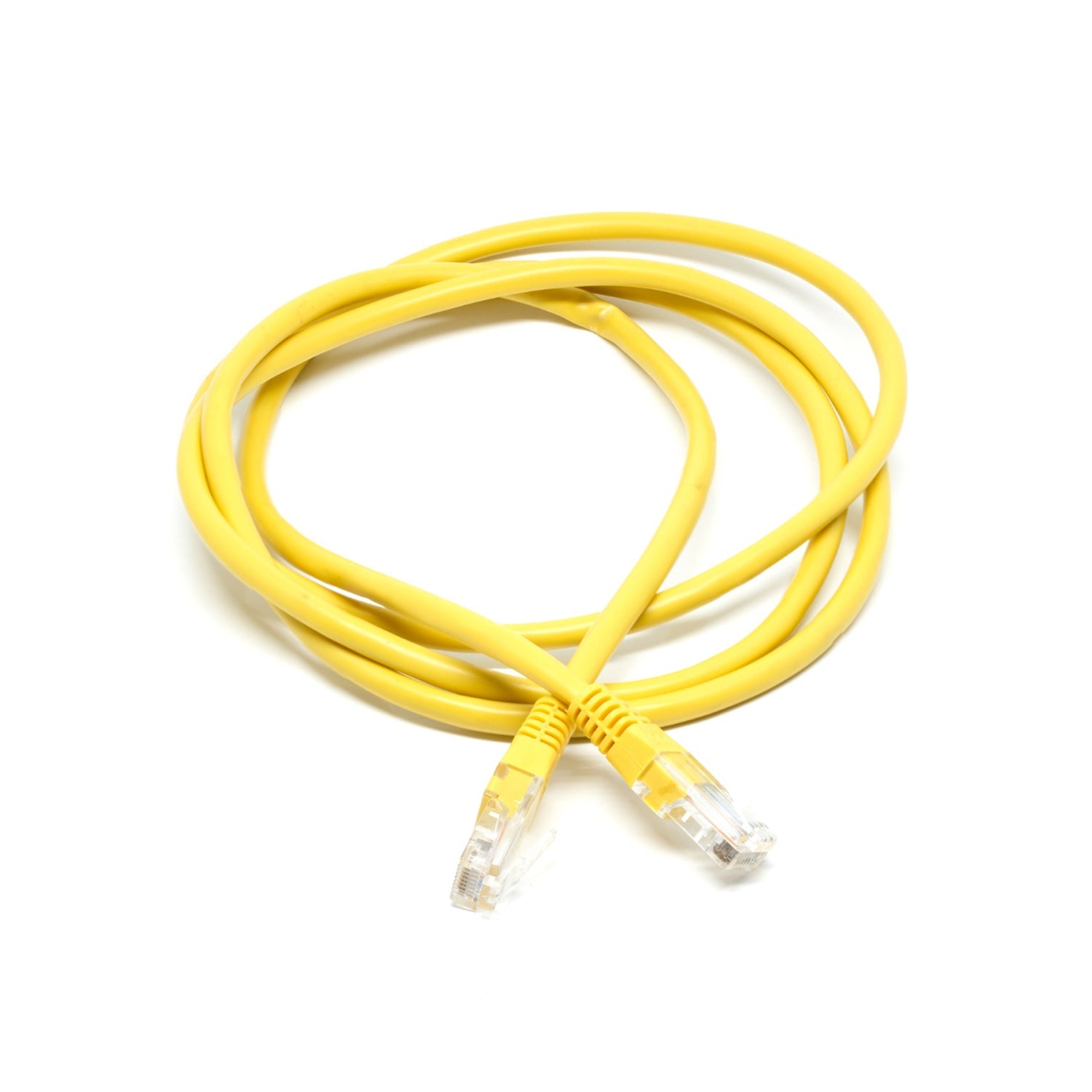 Data cable with secure clip RJ45 connector for stable wired internet