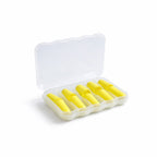 Noise cancelling reusable foam ear plugs for quiet environments