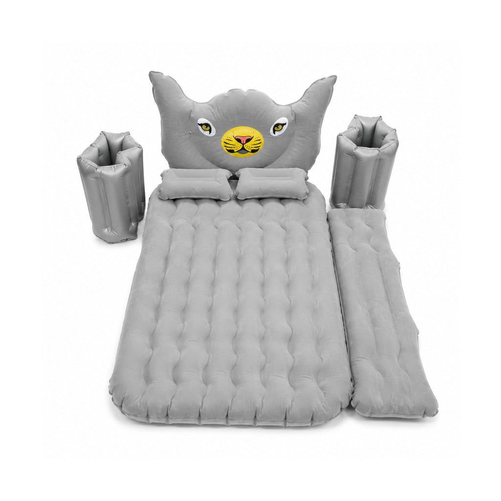 Electric air mattress for car backseat conversion