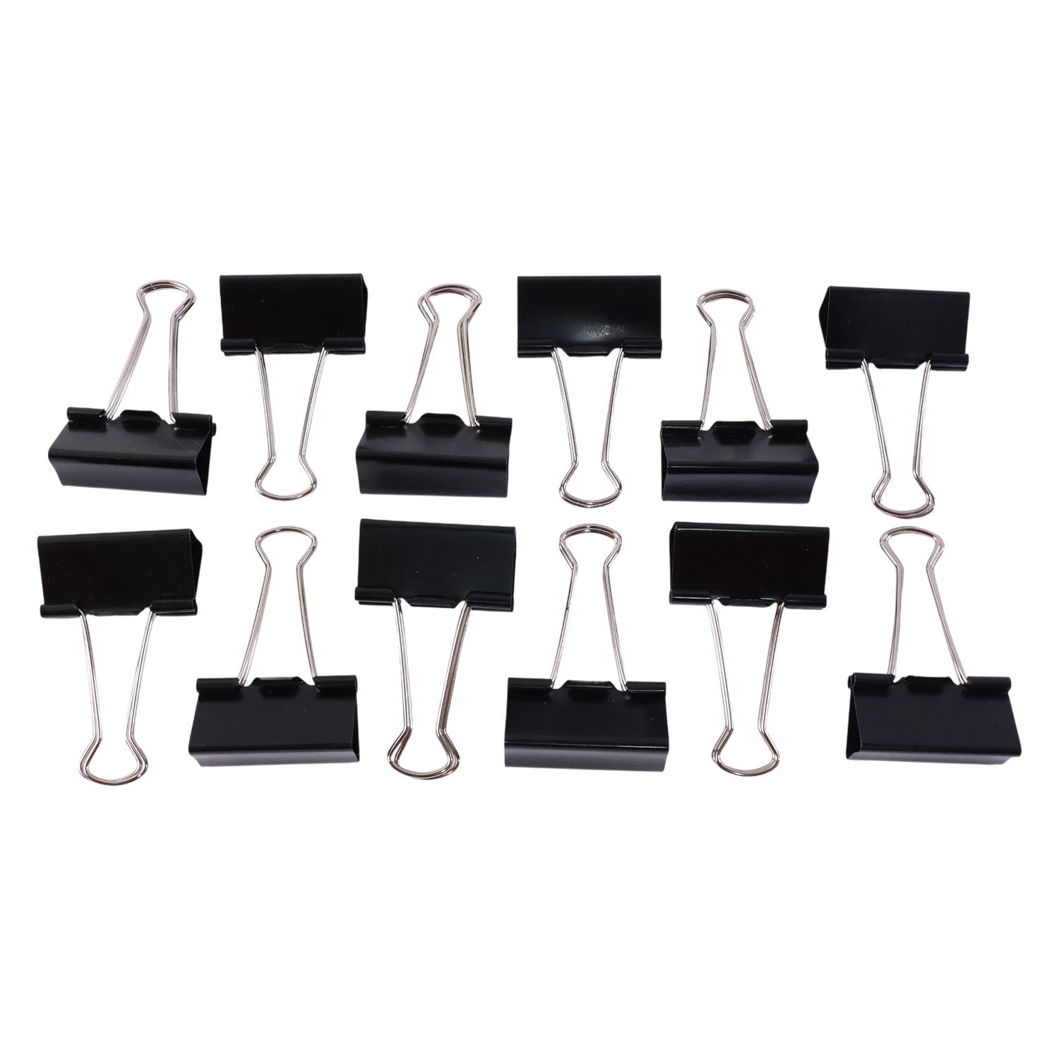 Extra-large 41mm black binder clips perfect for bulk paperwork