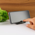 Ergonomic Black Pyramid Mobile Stand holding a smartphone securely