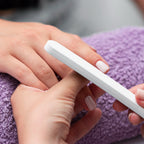 Manicure and pedicure tools organized neatly in the 8-in-1 manicure set