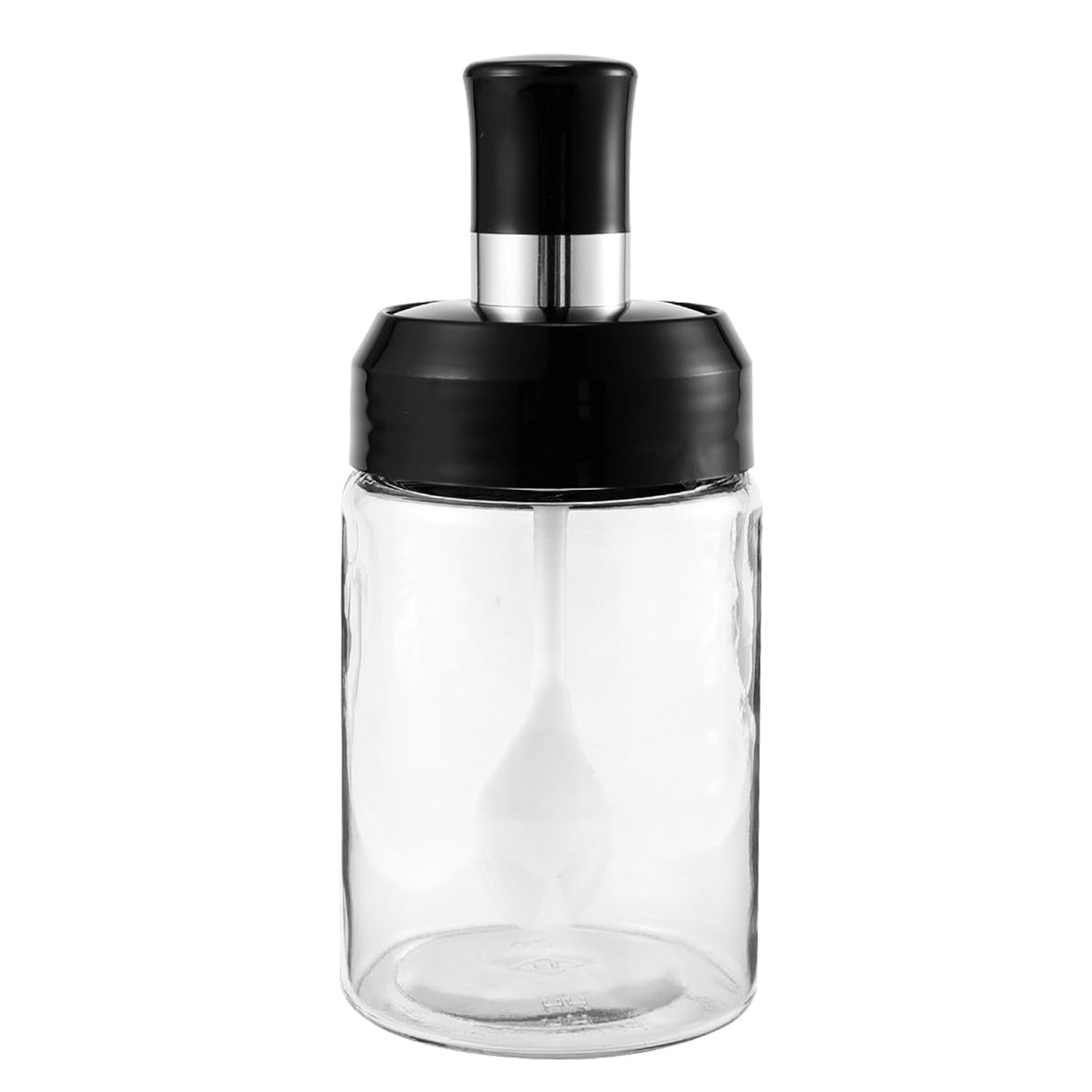 Airtight glass jar designed for fresh spice and condiment storage