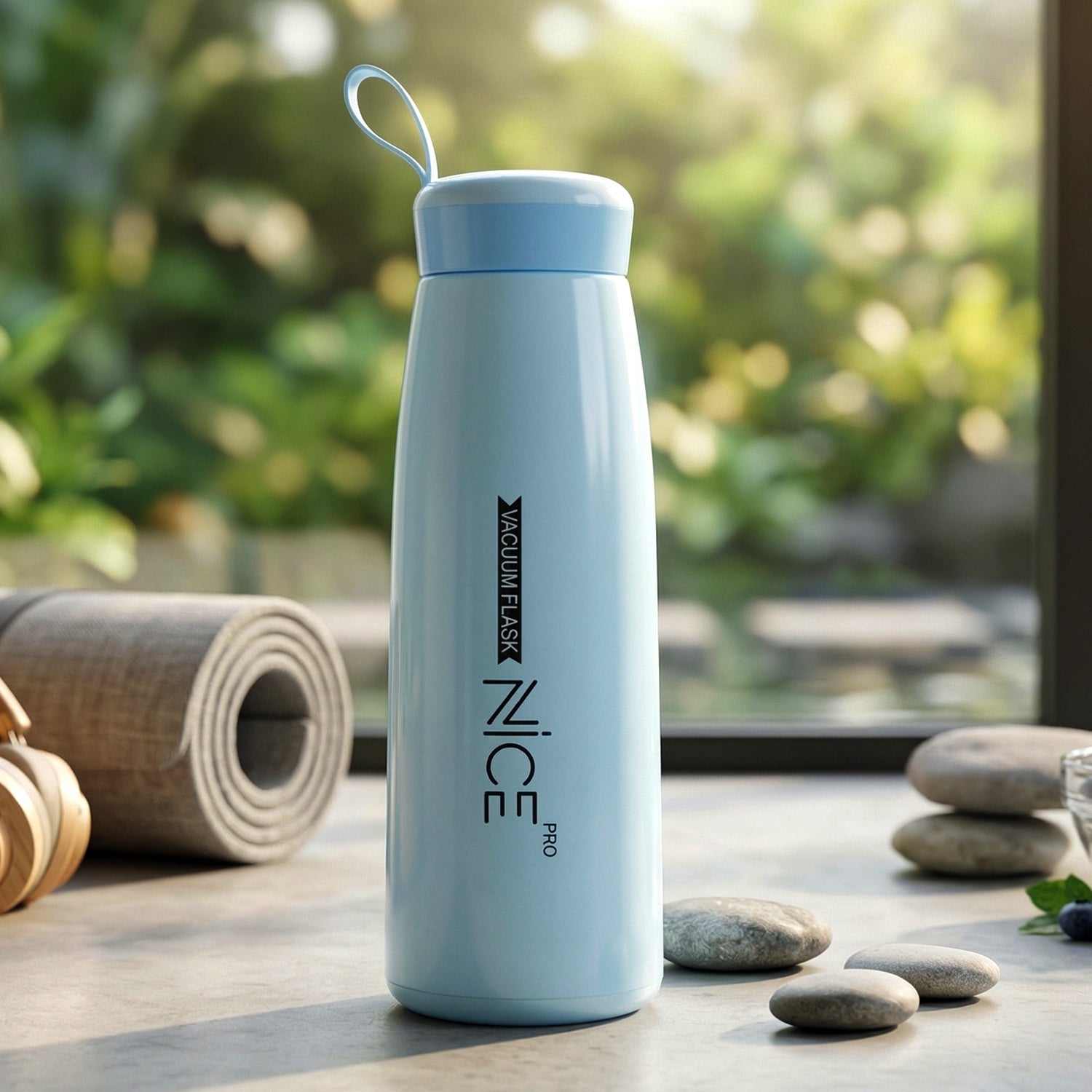 Leak-proof 800 ml plastic water bottle with mixed color design