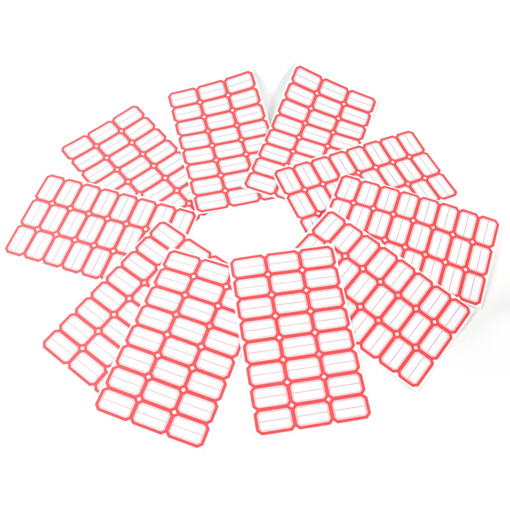 All-purpose blank label sticker sheets ideal for organizing various items