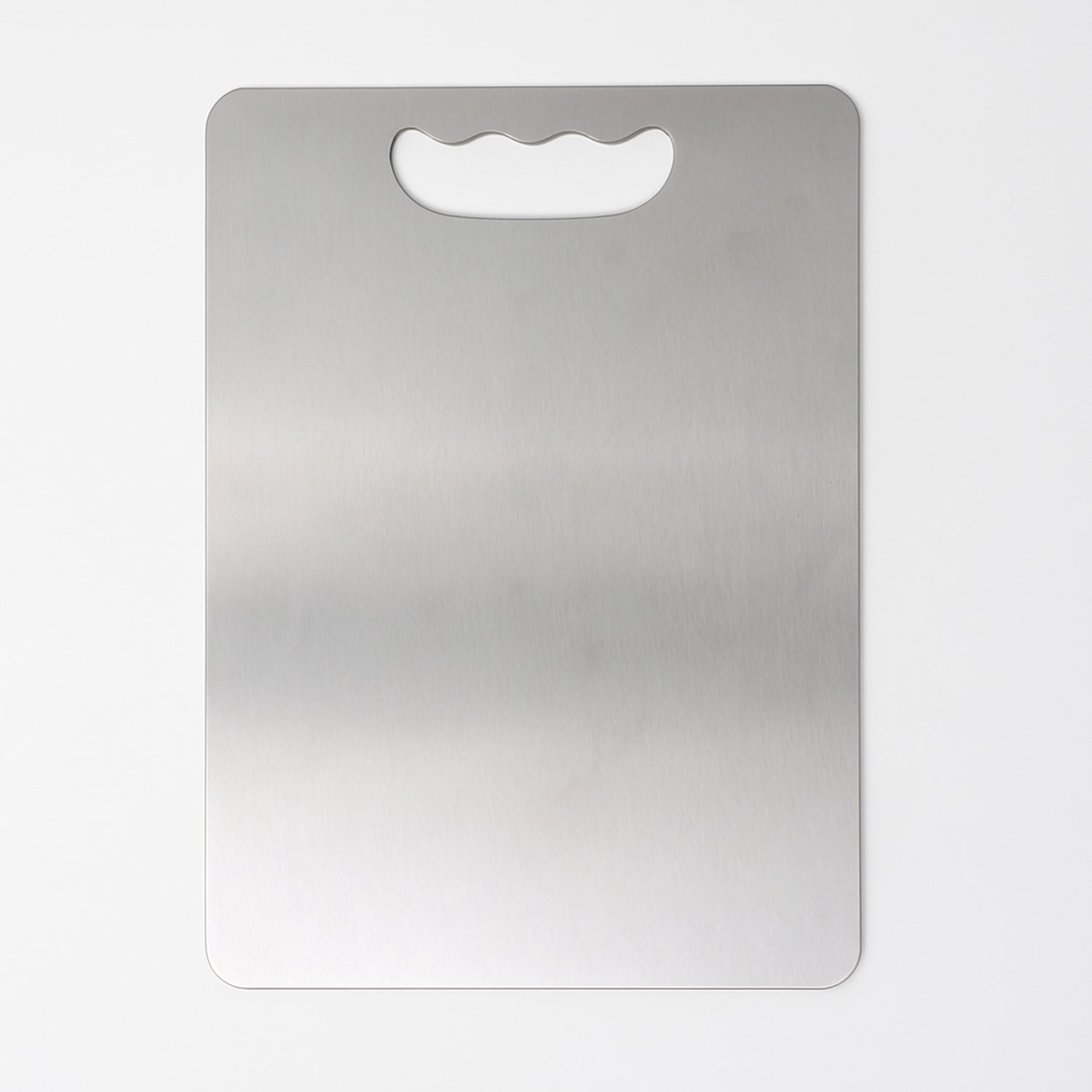 Heavy-duty cutting board made of premium stainless steel for home kitchens