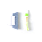Close view of sponge scrubber in multipurpose window cleaning set