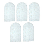Dress protected inside lightweight garment cover bag