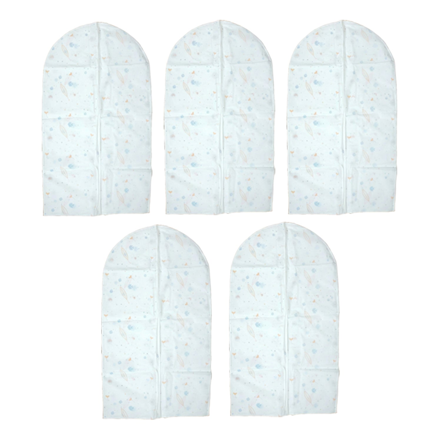 Dress protected inside lightweight garment cover bag