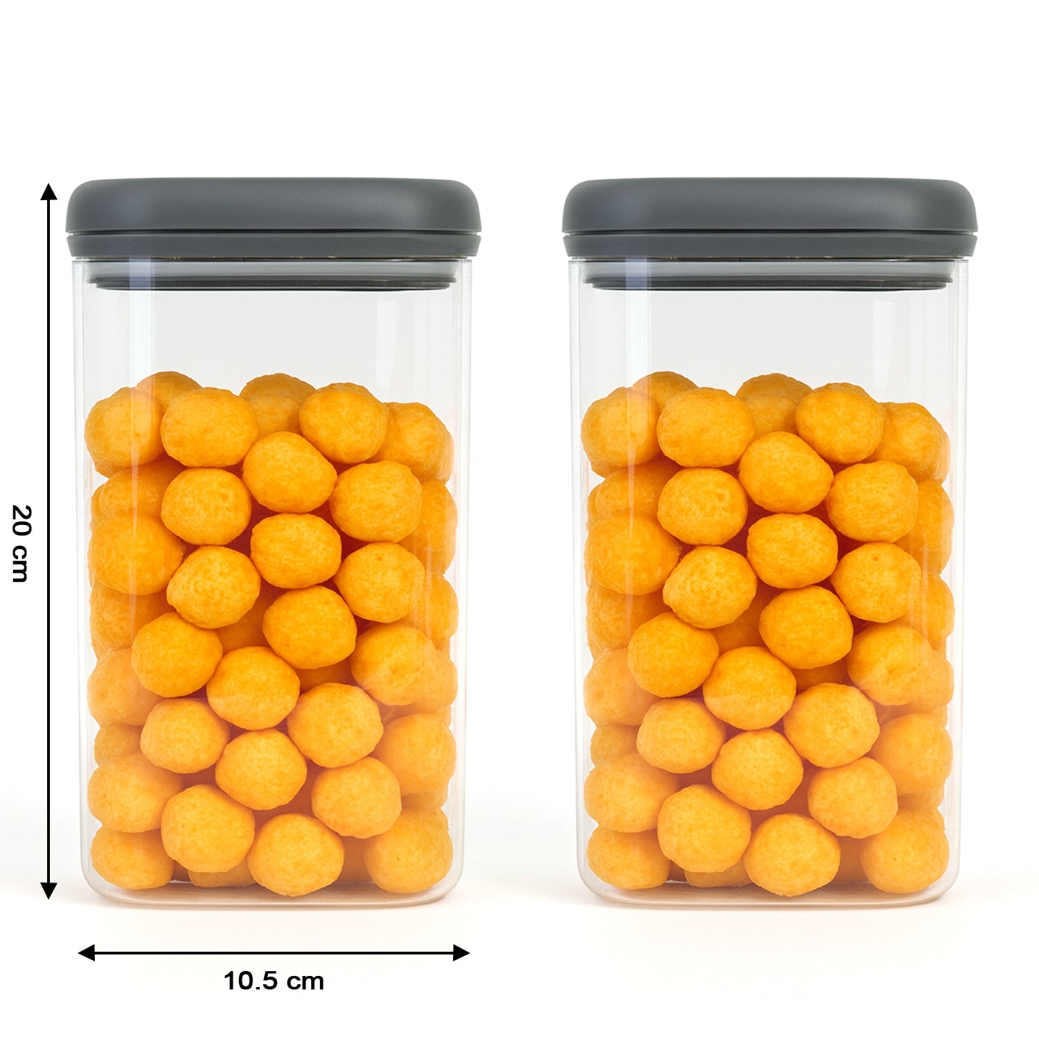 Kitchen storage container showing airtight seal design