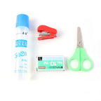 Kids art tool kit with safety scissors and glue perfect for DIY crafts at home