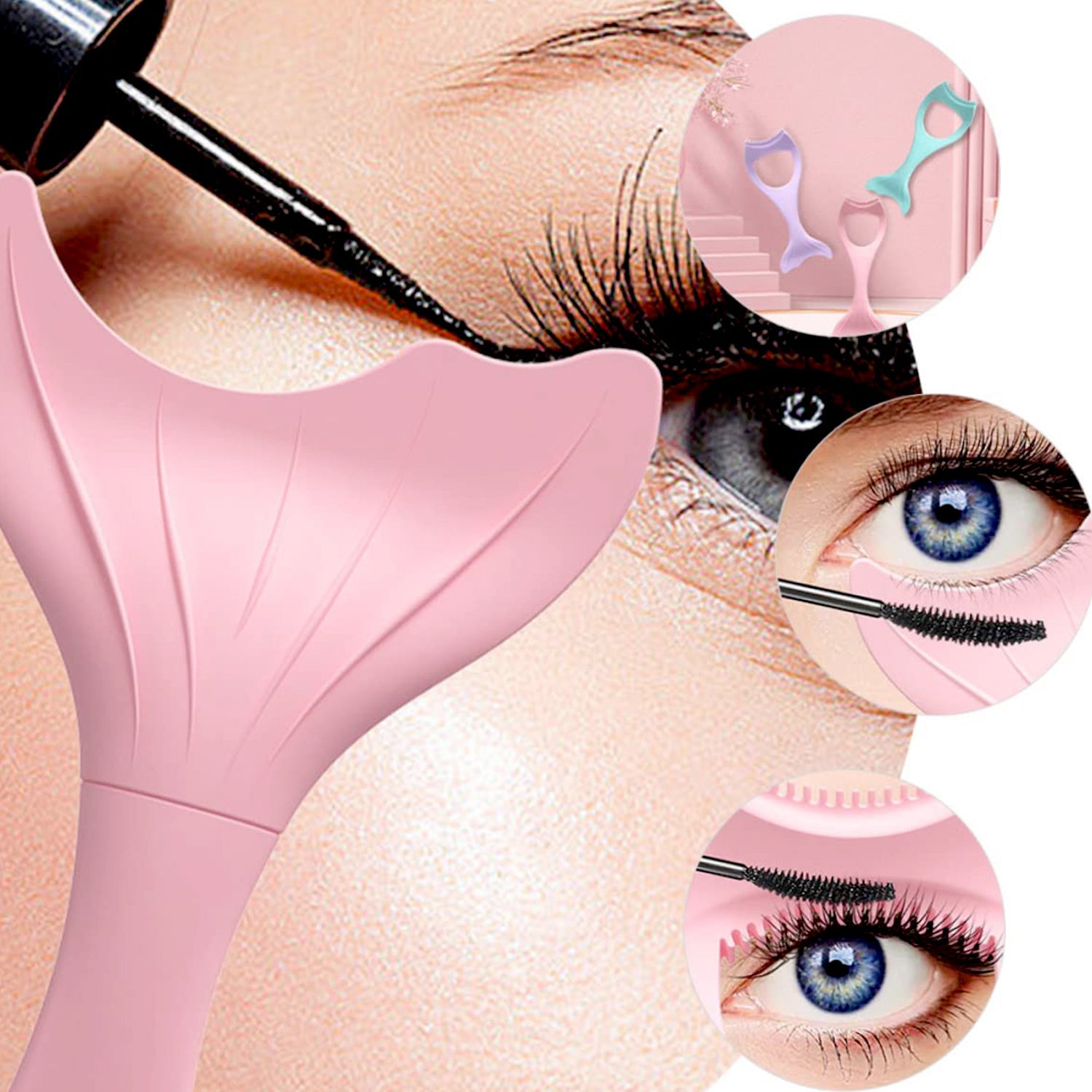 The reusable silicone eyeliner tool displayed against a clean white background.