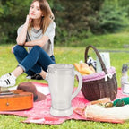 Lemon jug featuring ergonomic handle and easy pouring spout