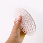VeePee oval washing brushes with durable nylon bristles and compact shape